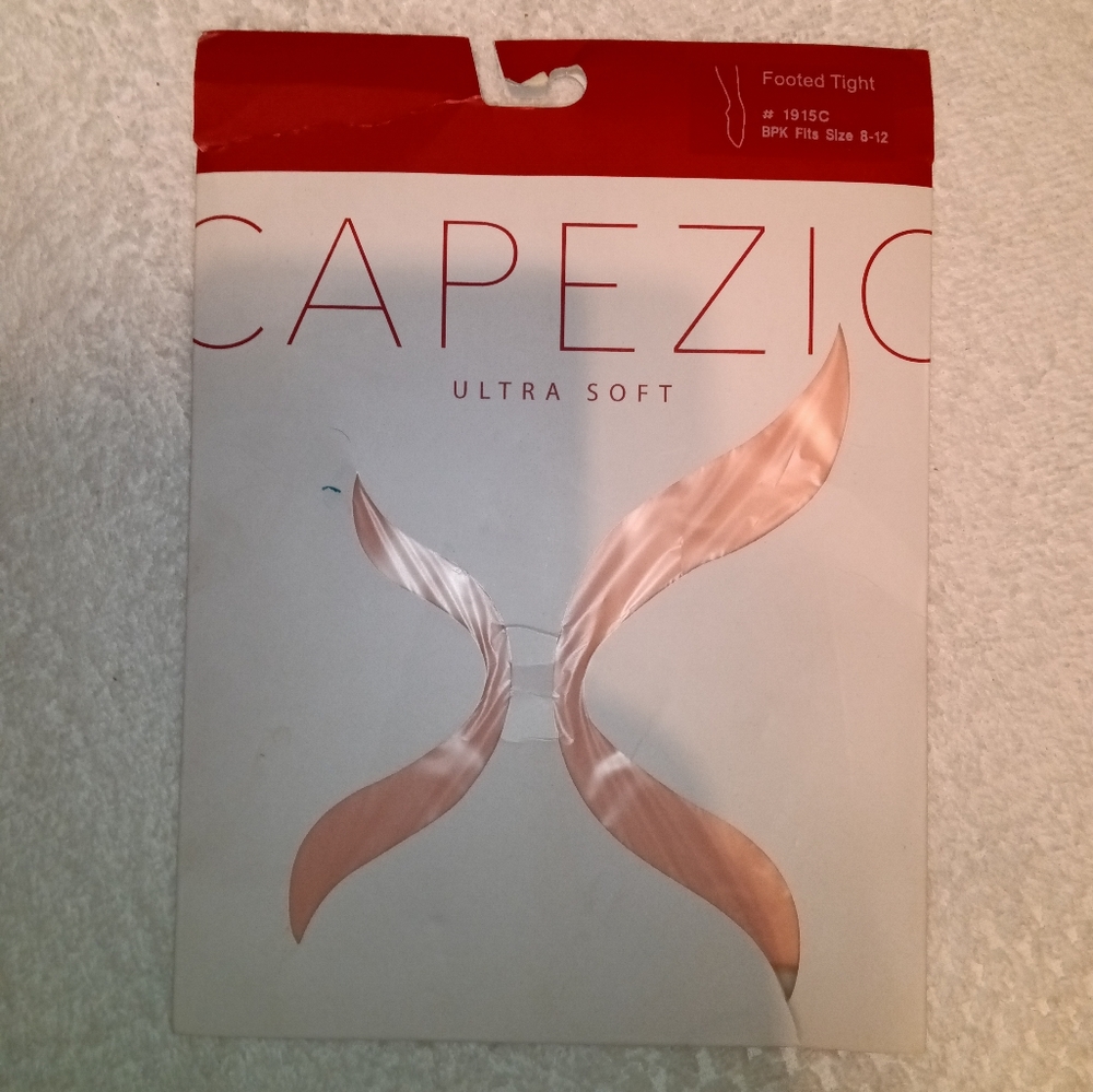 🆕 Capezio | Ultra Soft Footed Tight Pink Tights Fits Women's Size 8-12 #1915C
